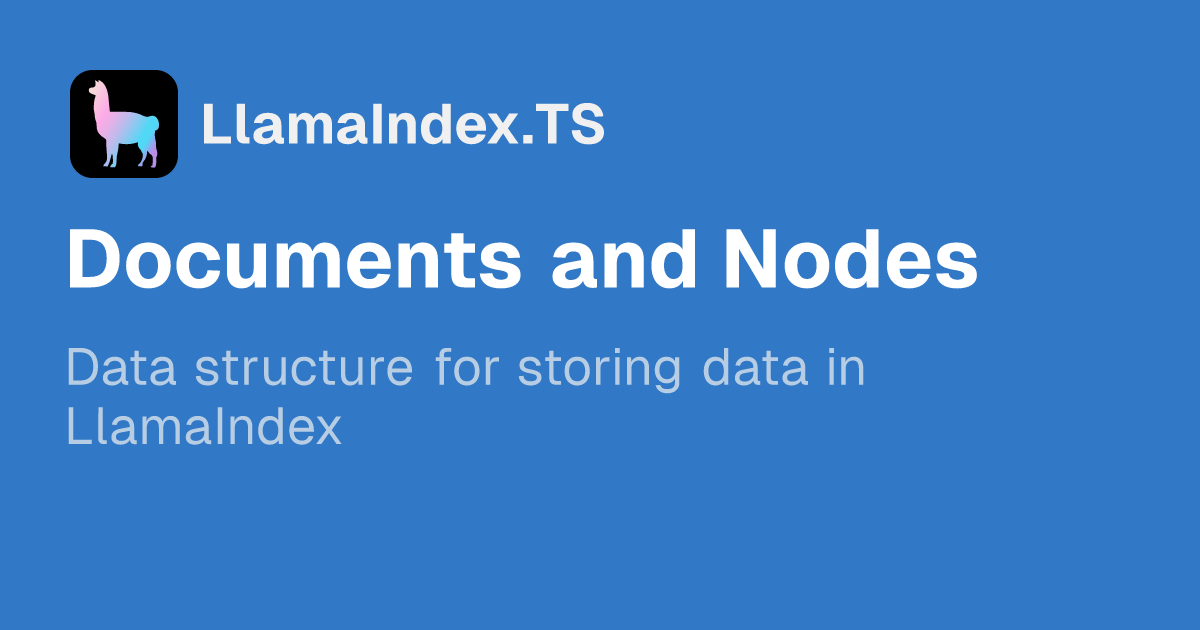 Documents and nodes